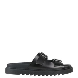 Baldinini Black Sandals Calfskin for men