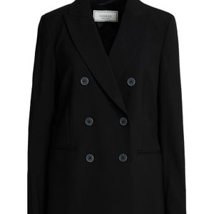 Peserico Black Blazer Virgin Wool, Elastane