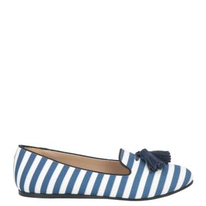 Charles Philip Blue Loafers Cotton