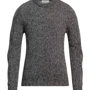 Alpha Studio Grey Sweater Wool, Recycled Polyamide, Alpaca Wool for men