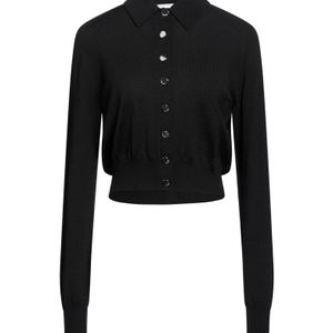 Sportmax Black Cardigan Virgin Wool