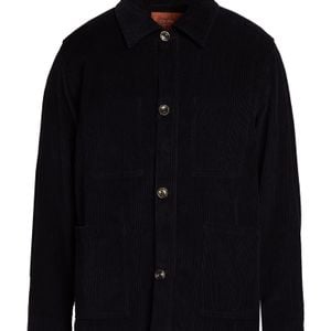 Cruna Blue Jacket Cotton, Elastane for men