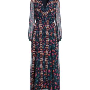 Saloni Blue Maxi Dress