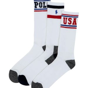 Socquettes Polo Ralph Lauren pour homme en coloris Blanc