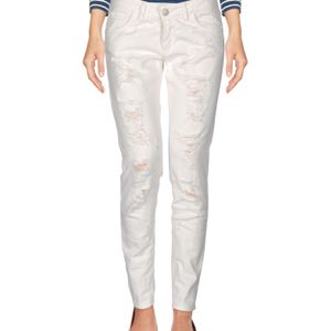 Pantalon en jean Boutique De La Femme en coloris Blanc