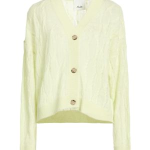 Allude Yellow Cardigan