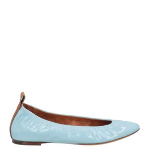 Lanvin Blue Ballet Flats Calfskin