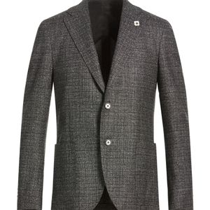 Lardini Black Blazer Wool for men
