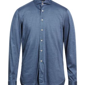 Alessandro Gherardi Blue Shirt Cotton for men
