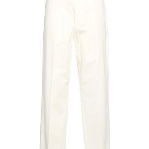 Messagerie White Pants Cotton, Elastane for men