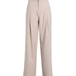 Nineminutes White Pants Polyester, Viscose, Elastane