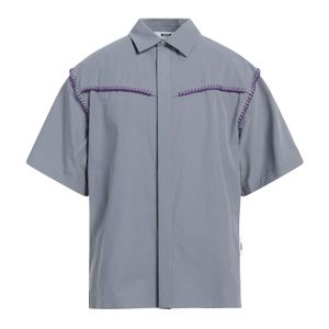 MSGM Hemd in Blau für Herren