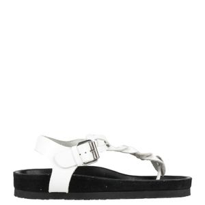 Isabel Marant Black Thong Sandal Calfskin