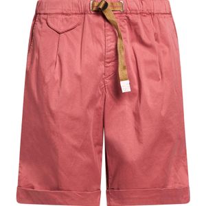 White Sand Red Shorts & Bermuda Shorts Lyocell, Cotton, Elastane for men