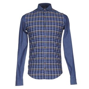 Aglini Blue Shirt for men