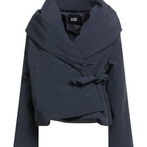 Alpha Studio Blue Midnight Puffer Polyamide, Polyester