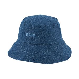 MSGM Blue Hat Cotton, Elastane