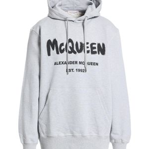 McQueen Grey Sweatshirt Cotton for men