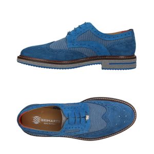 Brimarts Blue Lace-up Shoe for men
