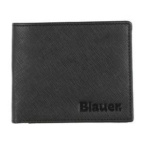 Blauer Black Wallet Leather for men