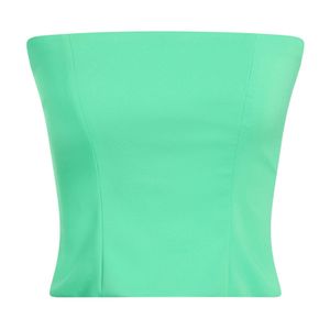 alma sanchez Green Top Polyester, Elastane