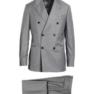 Caruso Grey Suit Wool for men