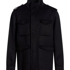 Paltò Blue Fabbrica Jacket Wool, Nylon for men