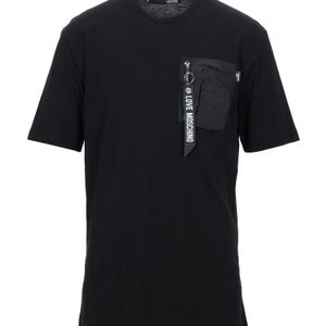 Camiseta Love Moschino de hombre de color Negro