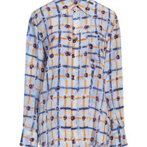 Marni Blue Shirt Silk