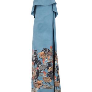 Robe longue Stella Jean en coloris Bleu