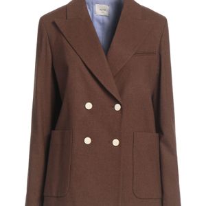Alysi Brown Blazer Viscose, Polyester, Wool, Elastane