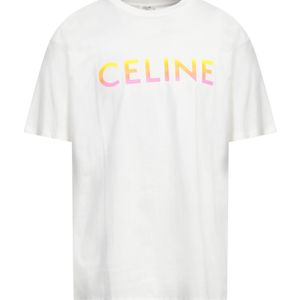 Céline White T-Shirt Cotton for men