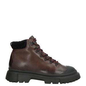Hogan Brown Chocolate Ankle Boots Leather for men