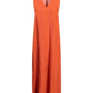 Maliparmi Orange Maxi Dress