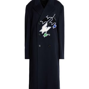Kris Van Assche Blue Coat Wool for men