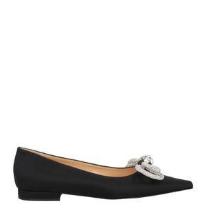 Mach & Mach Black Ballet Flats