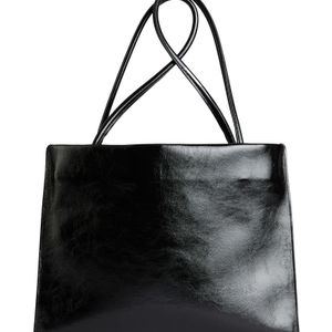 MSGM Black Handbag Leather