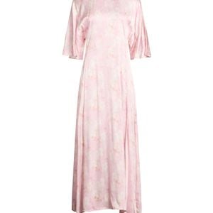 Ganni Pink Midi Dress