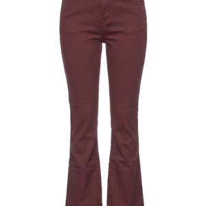 Marella Purple Burgundy Jeans Lyocell, Cotton, Polyester, Elastane