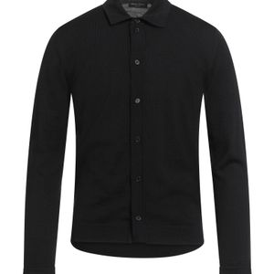 Roberto Collina Black Shirt Wool for men