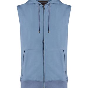 Moorer Blue Slate Sweatshirt Cotton, Polyamide, Elastane for men
