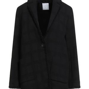 Eleventy Black Blazer Wool, Elastane