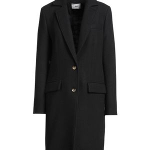 SOLOTRE Black Coat Virgin Wool, Polyamide