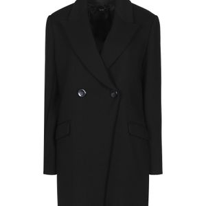 Manteau long Hanita en coloris Noir