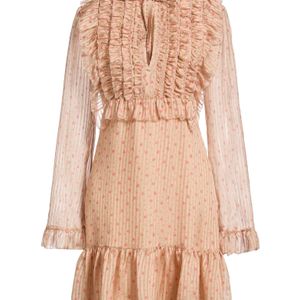 Kristina Ti Pink Sand Mini Dress Silk