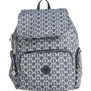 Kipling Gray Backpack Polyamide, Polyester