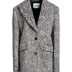 MSGM Grau Mantel