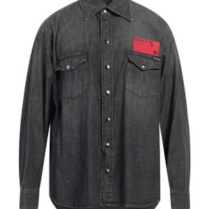 Dolce & Gabbana Grey Denim Shirt for men
