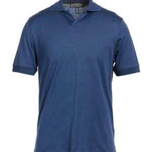 Canali Blue Polo Shirts for men