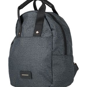 Borbonese Schwarz Rucksack